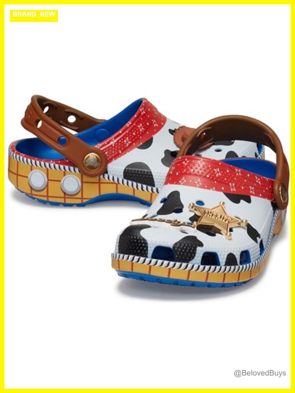 Kids Woody Toy Story Clogs Slip-On Shoes Toddler Boys Girls Sizes Up